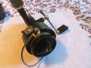 Vintage Early 1950s Mitchell Garcia 300 Spinning Reel W/ Extra Spool 3