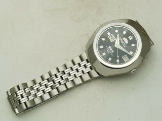 Vintage Orient 3 Star Automatic CEM70002B Day Date WR50M Japan Men ' s Wrist Watch 7