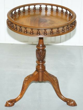 Thomas Chippendale George Iii Style Mahogany Gallery Tripod Table Bevan Funnell