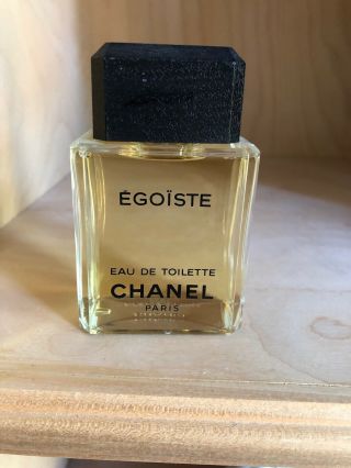 Vintage Egoiste Chanel Perfume Eau De Toilette Splash 2.  5oz