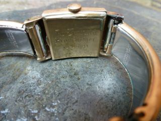 LONGINES Vintage Men ' s Case Wristwatch 10K Gold Filled Watch - 4