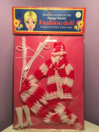 Vintage European Fashion Doll Barbie Clone Clothes Ski Outfit