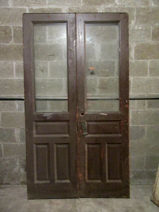 Antique Double Entrance French Doors 48 X 84.  75 Architectural Salvage