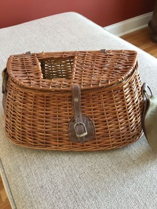 Creel Basket With Adjustable Strap
