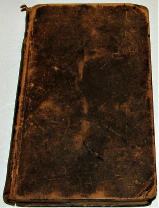 1817 The English Reader Lindley Murray 200 Year Old Antique Leather Boston