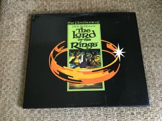 Vintage 1978 The Film Book Of J.  R.  R.  Tolkien The Lord Of The Rings Ralph Bakshi
