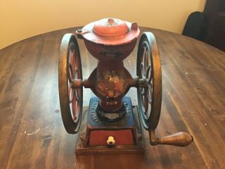 Antique Enterprise Coffee Grinder Mill - Mini 12 Inches Tall - Philadelphia