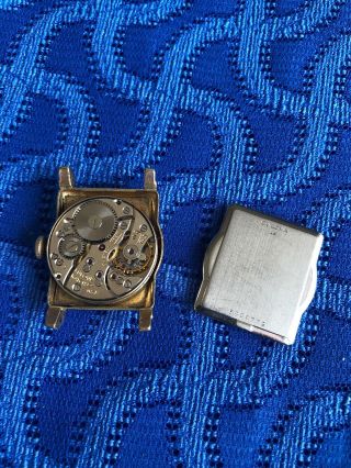 Vtg 1940’s Bulova Mens 21 Jewel Watch Case Parts Repair Jewelry Old