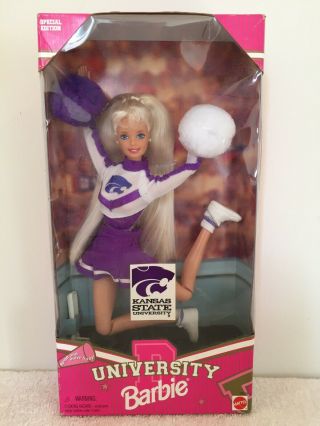 Vintage Kansas State University Barbie Cheerleader 1996