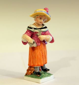 Antique Kpm German Porcelain Figure Meissen Signed