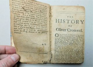 History Of Oliver Cromwell Antiquarian Book Vintage Antique