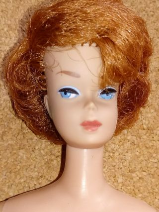 Titian True Side Part American Girl Bubble Cut Barbie Redhead