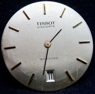 Tissot Visodate Stylist Gents Vintage Wristwatch Movement Good Balance
