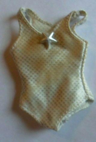 Vintage Barbie Silver And White With Star Bathing Suit And 7 More