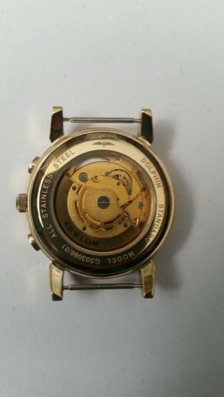 Rotary ' Moonphase ' Gents Multi Function Automatic,  Gold Plated Rare Watch 3
