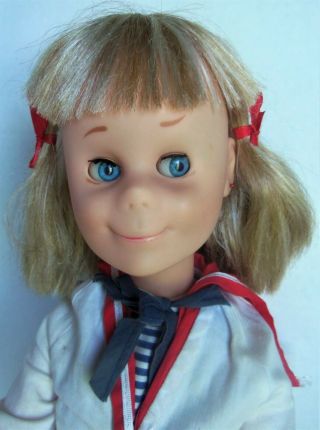 Mattel Vintage 24 " Charmin Chatty Cathy As Found,  Blond Hair,  Blue Eyes