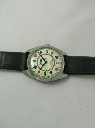 Vintage Swiss made Watch,  Hand Winding,  Movement No.  FHF ST 96 Men ' s Poker face 4