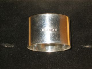 Antique Henry Williamson,  Birmingham 1905 Solid Silver Napkin Ring.