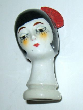Antique German Half Doll Flapper Head