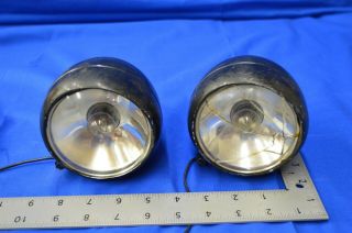 Antique Motorcycle Harley Jd Indian Chief Scout Hot Rod Dual Running Headlights