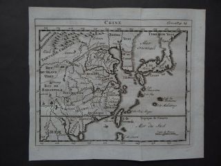 1729 Atlas Delisle Map China - Korea - Japan - Coree - Chine - Asia - De Lisle
