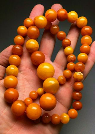 Antique Baltic Amber Necklace 70 G.