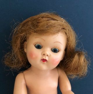 Vintage Vogue Strung Slw Ginny Doll With Painted Eyelashes From The Early 50’s