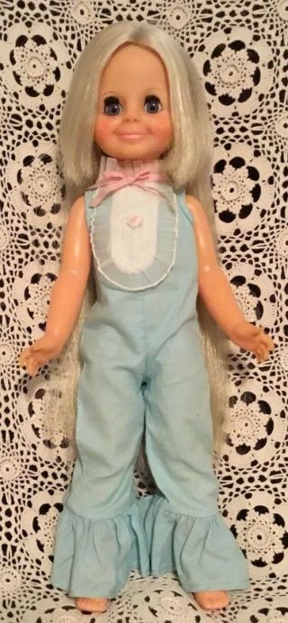 Vintage Ideal Velvet Doll Crissy Family Grow Hair Doll Tagged Outfit