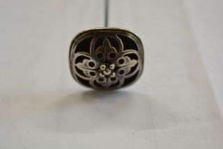 Antique Art Nouveau Sterling Silver 6 ½ Inch Hat Pin Estate Fresh