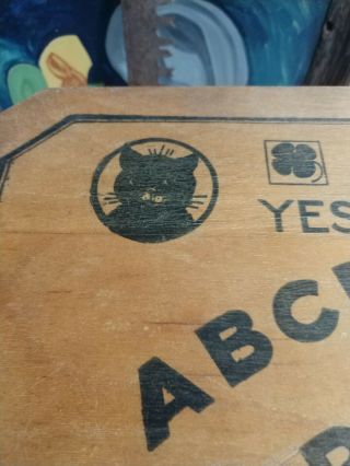 Antique OUIJA 1920 Game Board J.  M.  SIMMONS & CO Chicago OCCULT,  Picture of Witch 7