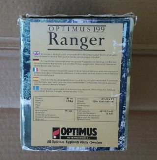 Optimus Ranger 199 Triple Fuel Backpack Stove Sweden 4