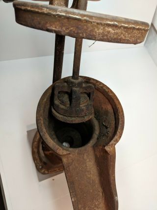Antique Water Well Pump Vintage Cast Iron 5