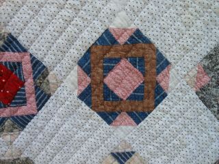 Early 19th Century Calico Patchwork Quilt 2