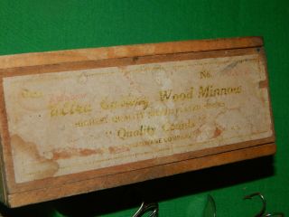 Pflueger Neverfail in pre - 1910 Ultra Casting Wood Minnow trade box Shapleigh Hdw 3