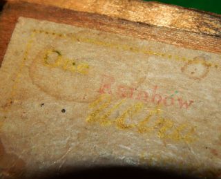 Pflueger Neverfail in pre - 1910 Ultra Casting Wood Minnow trade box Shapleigh Hdw 8