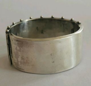 Antique Chester silver aesthetic movement bracelet Pope and Phelps 1883 3
