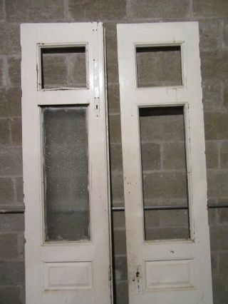 ANTIQUE DOUBLE ENTRANCE FRENCH DOORS 42 X 95 ARCHITECTURAL SALVAGE 10