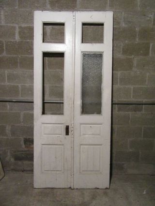 Antique Double Entrance French Doors 42 X 95 Architectural Salvage