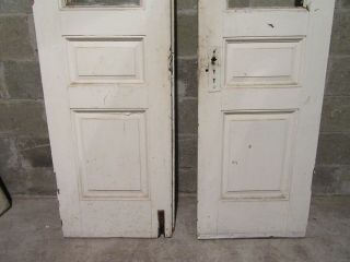 ANTIQUE DOUBLE ENTRANCE FRENCH DOORS 42 X 95 ARCHITECTURAL SALVAGE 9