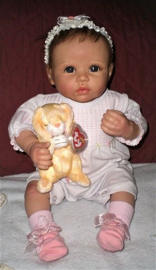 Vint.  Real.  Silicone Vinyl Baby Girl By Linda Murray For Adg.  Interactive &orig.  8