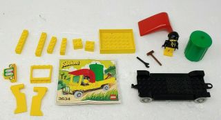 1980 Lego Fabuland Set 3634 Vintage Lego Charlie Crow Carry All W/ Instructions