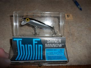 T1507 F Vintage Storm Thin Fin Shiner Minnow Fishing Lure Nib