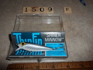 T1509 F Vintage Storm Thin Fin Shiner Minnow Fishing Lure Nib