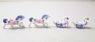 Vintage Trendmasters Starcastle Carousel Castle Horses And Swans Replacements