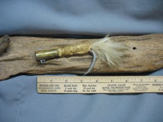 VINTAGE/OLD FISHING LURES - 7 ANTIQUE BAITS - TUNA JIGS - PIPE SQUIDS - DISPLAY 2