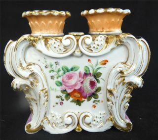 Antique French Jacob Petit Old Paris Porcelain Inkstand