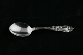 Frank Whiting Lily Floral Sterling Silver Sugar Spoon - 6 " - No Mono