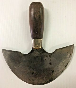Antique C S Osborne Round Blade Leather Knife 2