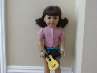 American Girl Samantha Parkington Doll W Guitar