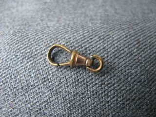 Antique Victorian Gold Filled Hook For Pocket Watch Chain Jewelry Making Marked
